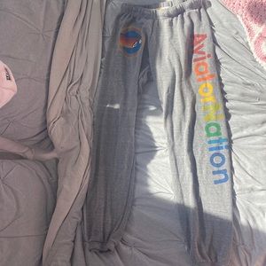Aviator Nation Grey Sweatpants